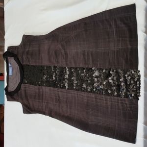 Womens Sequin Simply Vera Wang Dress Career Work Evening